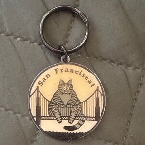 Kilban Cat San Franciscat Keychain
